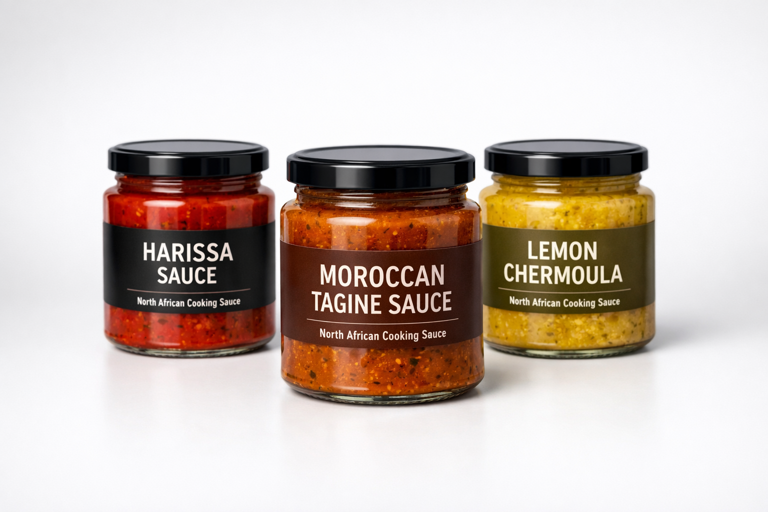 North African Cooking Sauces — Private Label for Hypermarket Chain